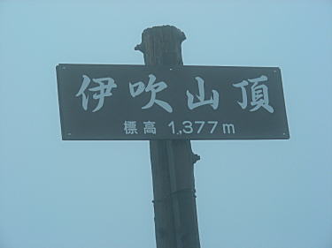 山頂標識