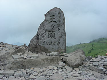 王が頭頂上