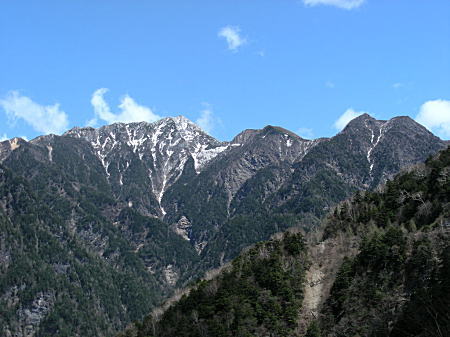 甲斐駒ケ岳と周辺の山