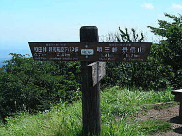 陣馬山標識2
