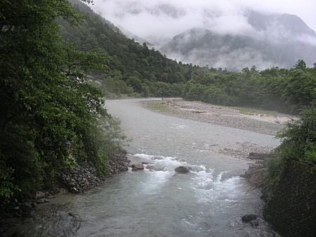 田代橋からの梓川