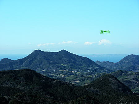 富山、富士山
