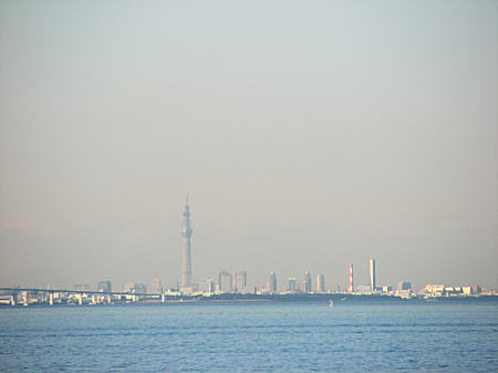 海ほたるからのスカイツリー