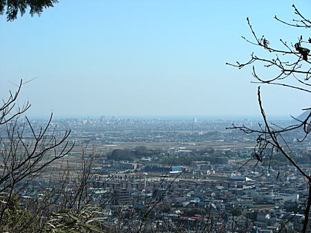 吾妻山から相模湾方面