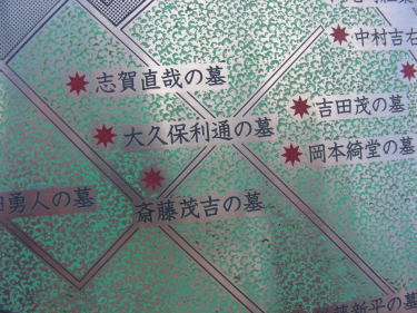 墓の位置