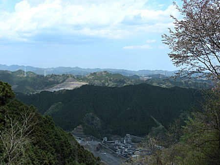 雷電山からの景色