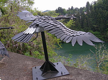 雁のオブジェ