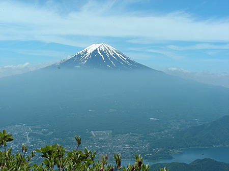 黒岳展望台からの富士山