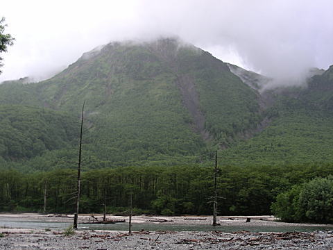大正池と焼岳