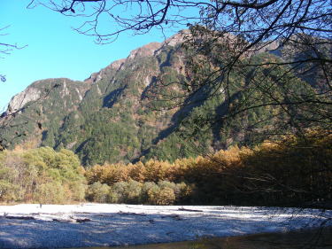 梓川からの六百山