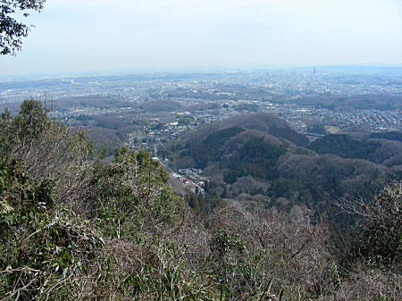 八王子市街遠望