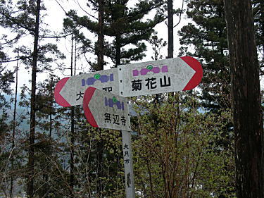 無辺寺との分岐