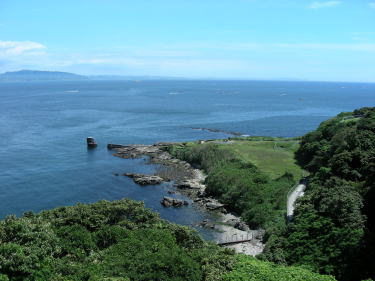 観音崎の端