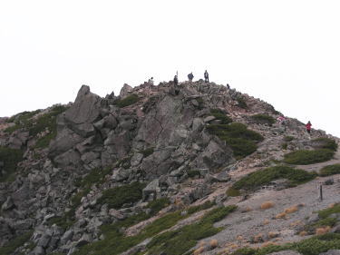 魔王岳頂上