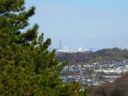 横浜方面も望めます