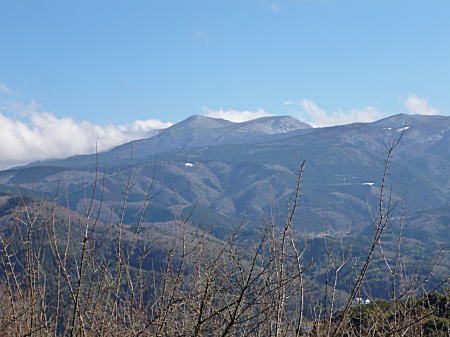 万二郎岳、万三郎岳