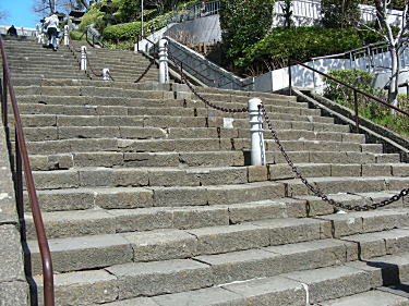 96段の石段