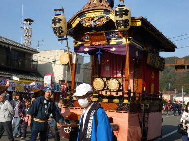梅まつりの山車1