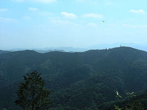景信山山頂からの眺め