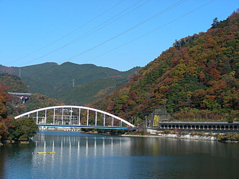 相模湖大橋と嵐山洞門