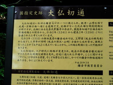 大仏切通説明図