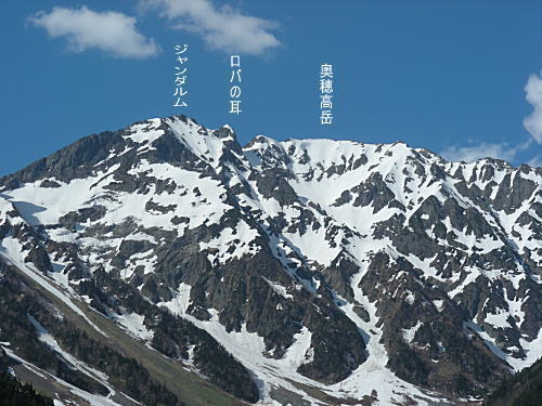 ジャンダルム。奥穂高岳