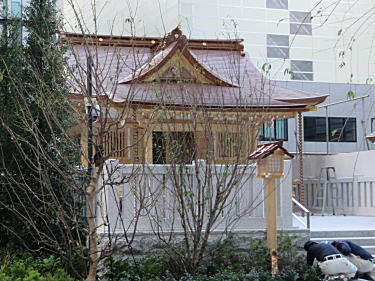 芽吹神社建築中