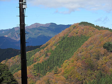 岩茸石山と高水山