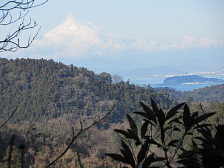 富士山と江の島
