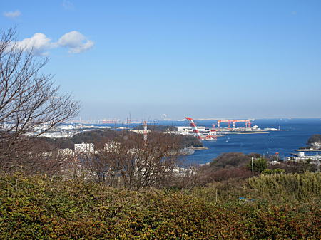 日産追浜工場方面