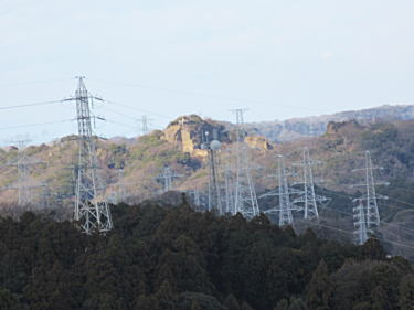 鷹取山が見えます