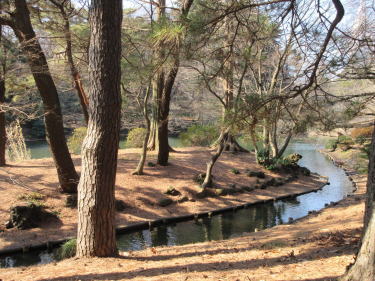 下の池から中の池へ